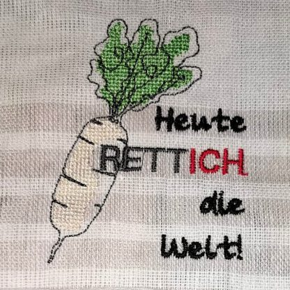 Spruch - Heute RETTICH die Welt – Bild 4