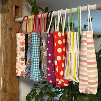 BLANKO-Flaschentaschen in 2 Gr&ouml;&szlig;en