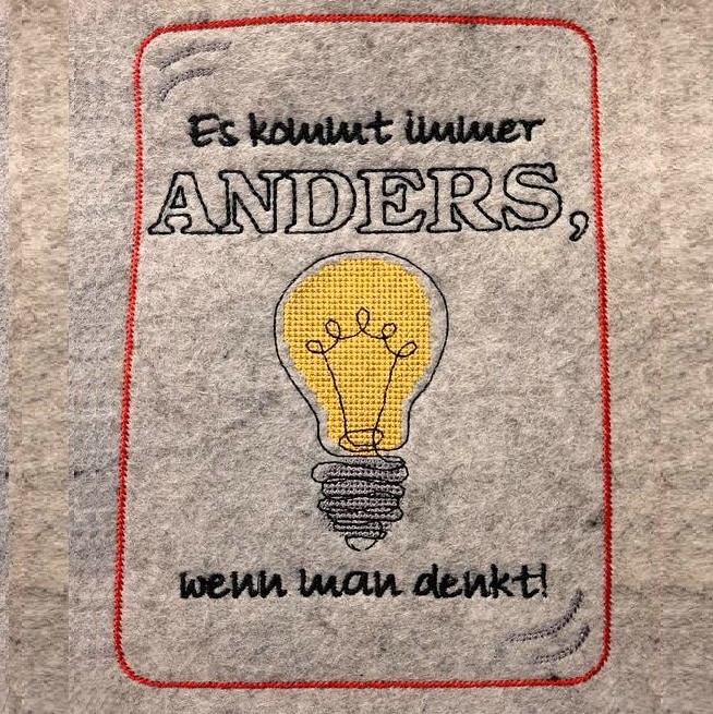 Spruch - Anders, wenn man denkt – Bild 2
