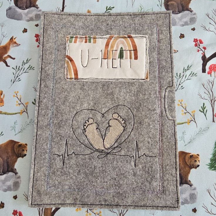 Dokumentenhüllen "Babyfüße" (U-Heft, Mutterpass, Impfpass) – Bild 2