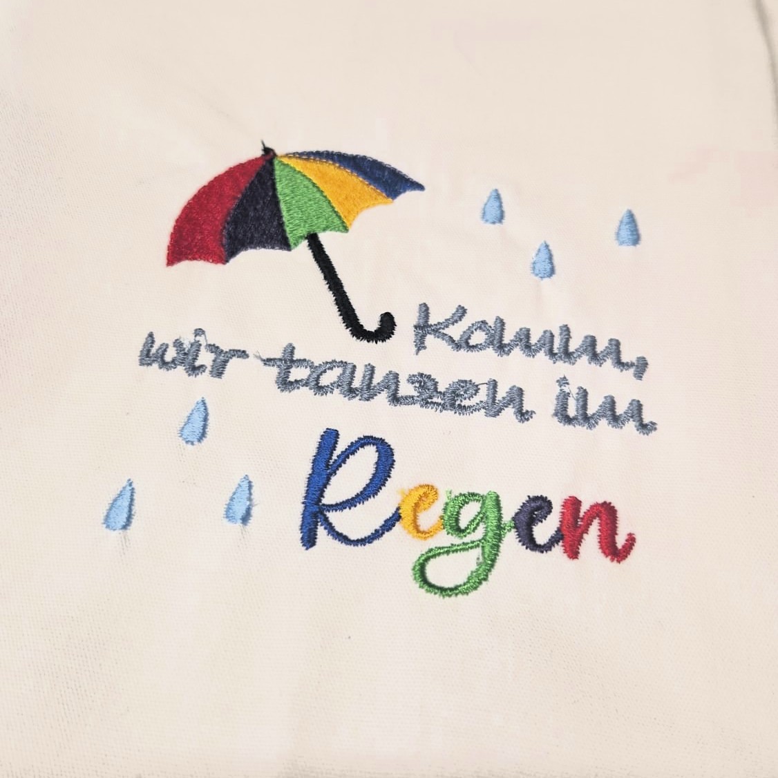 Spruch - Tanzen im Regen