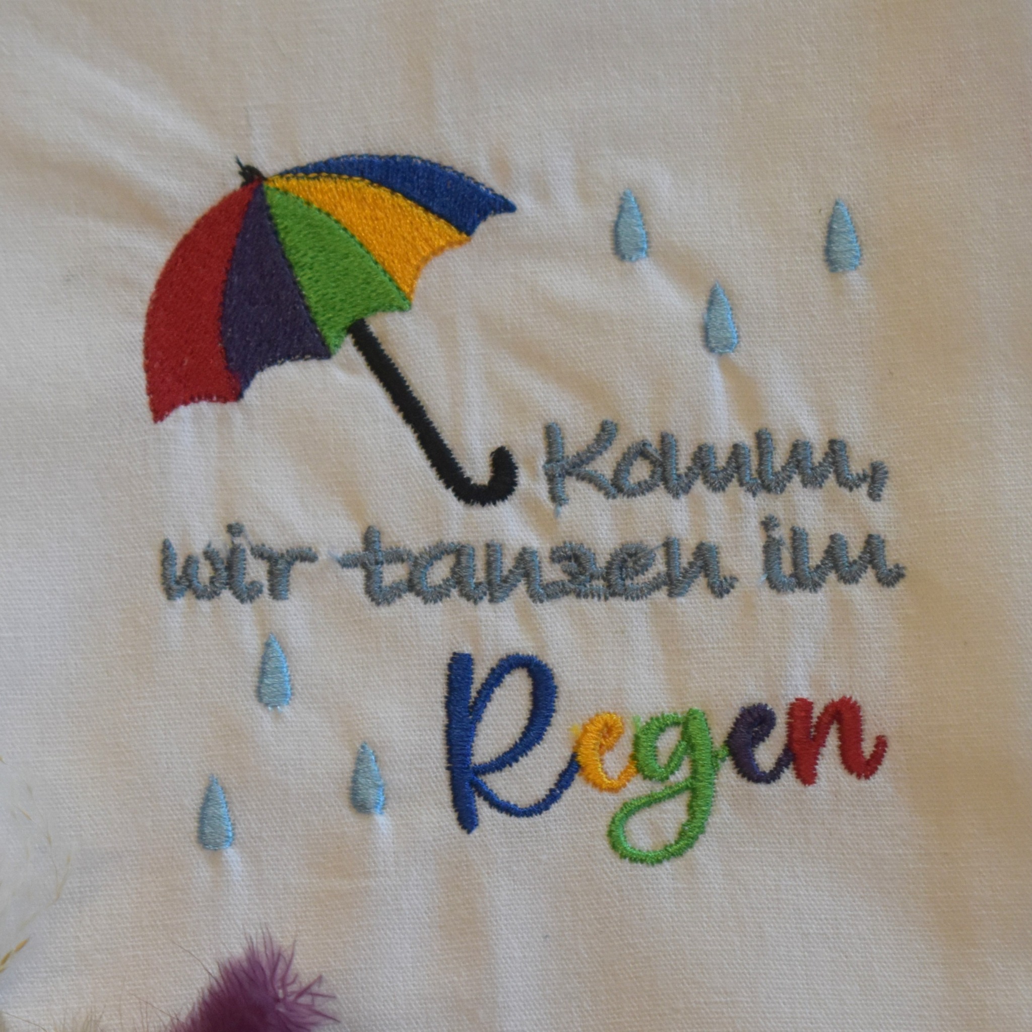 Spruch - Tanzen im Regen – Bild 4