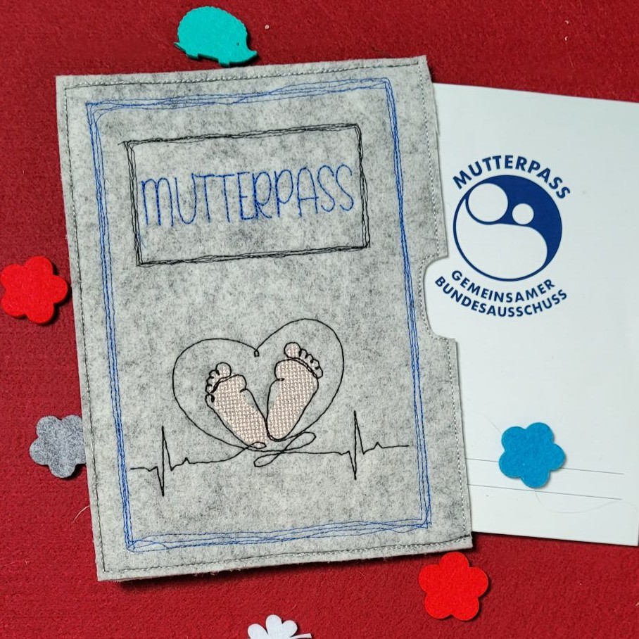 Dokumentenhüllen "Babyfüße" (U-Heft, Mutterpass, Impfpass) – Bild 5