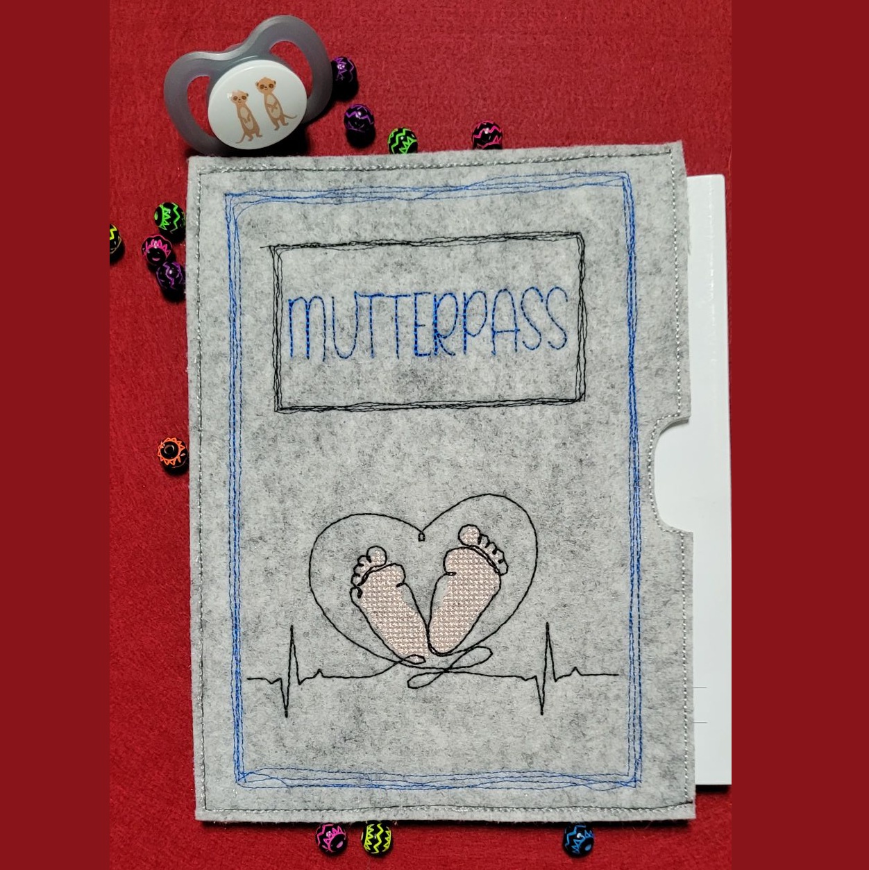 Dokumentenhüllen "Babyfüße" (U-Heft, Mutterpass, Impfpass) – Bild 7