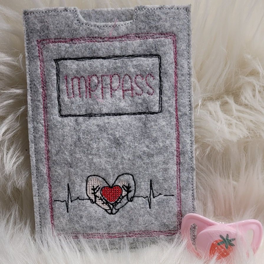 Dokumentenhüllen "Herzhände" (U-Heft, Mutterpass, Impfpass) – Bild 6