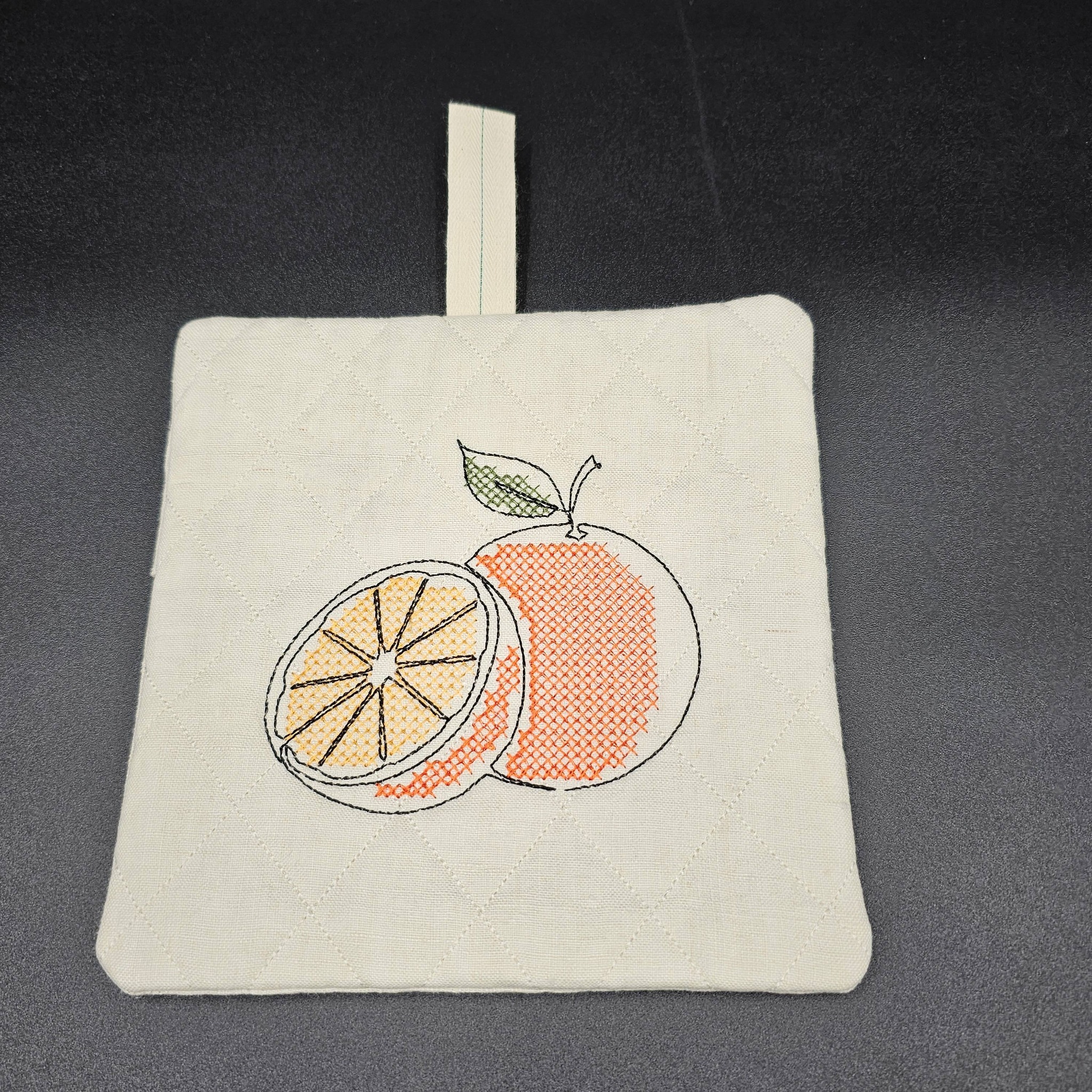 ITH Topflappen eckig mit Obstmotiven – Bild 3