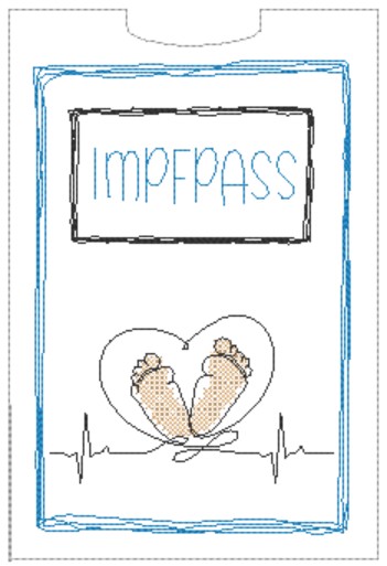 Dokumentenhüllen "Babyfüße" (U-Heft, Mutterpass, Impfpass) – Bild 9