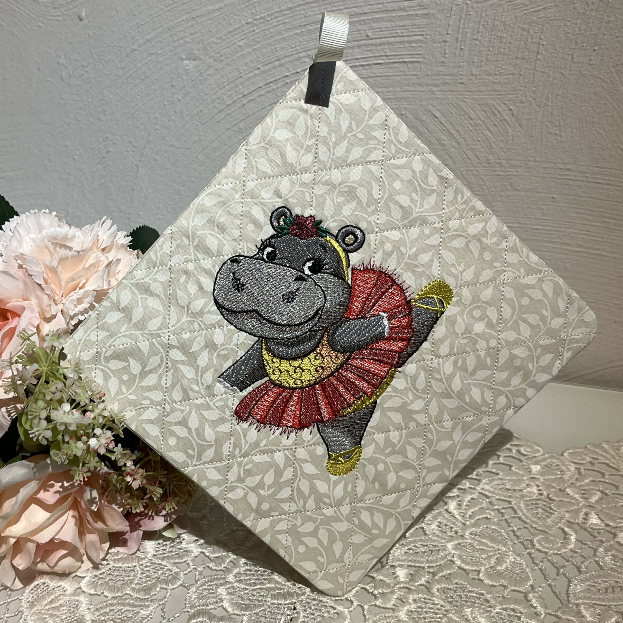 ITH Topflappen BLANKO in eckig und rund (je 2 Größen) – Bild 2