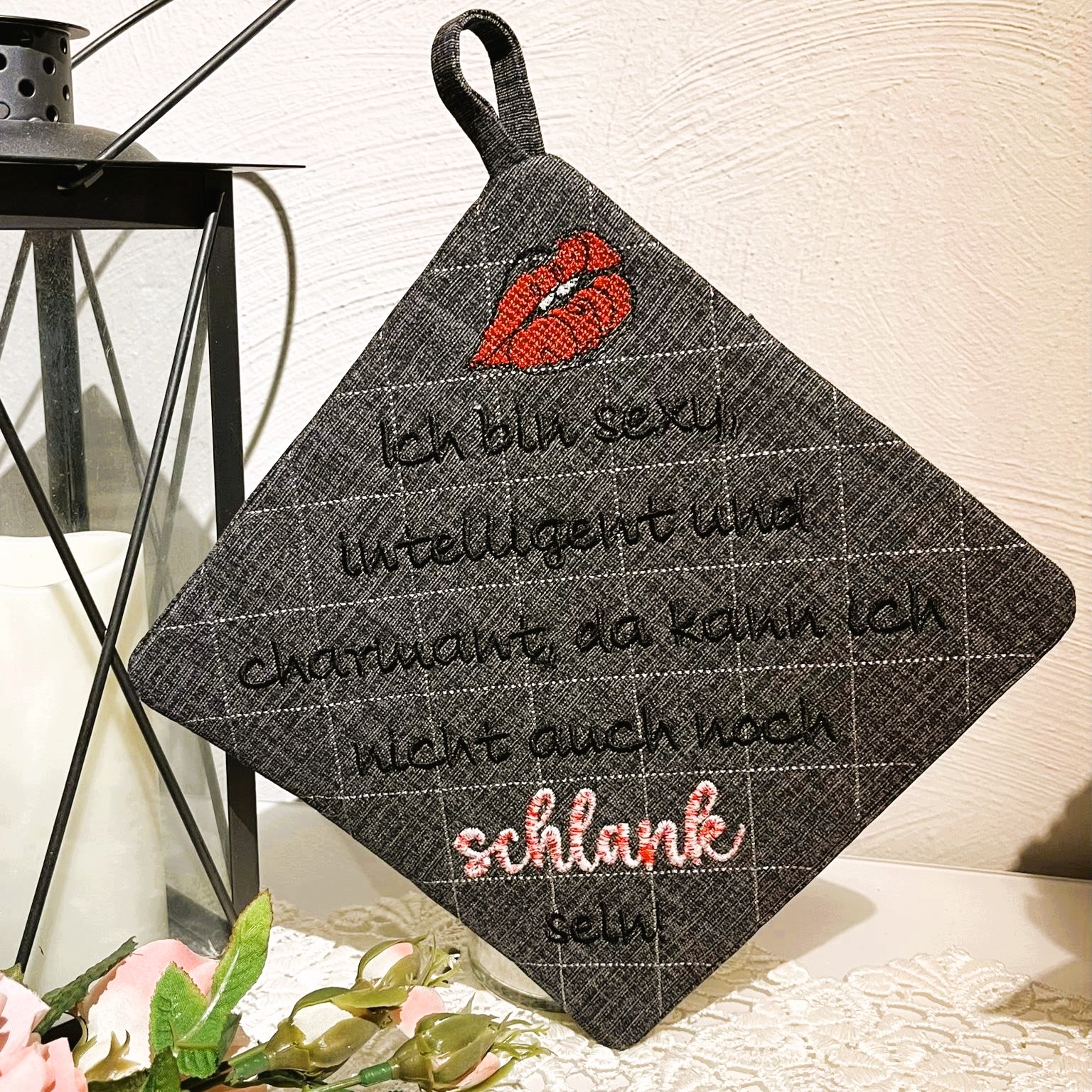 ITH Topflappen eckig "Ich bin sexy" – Bild 2